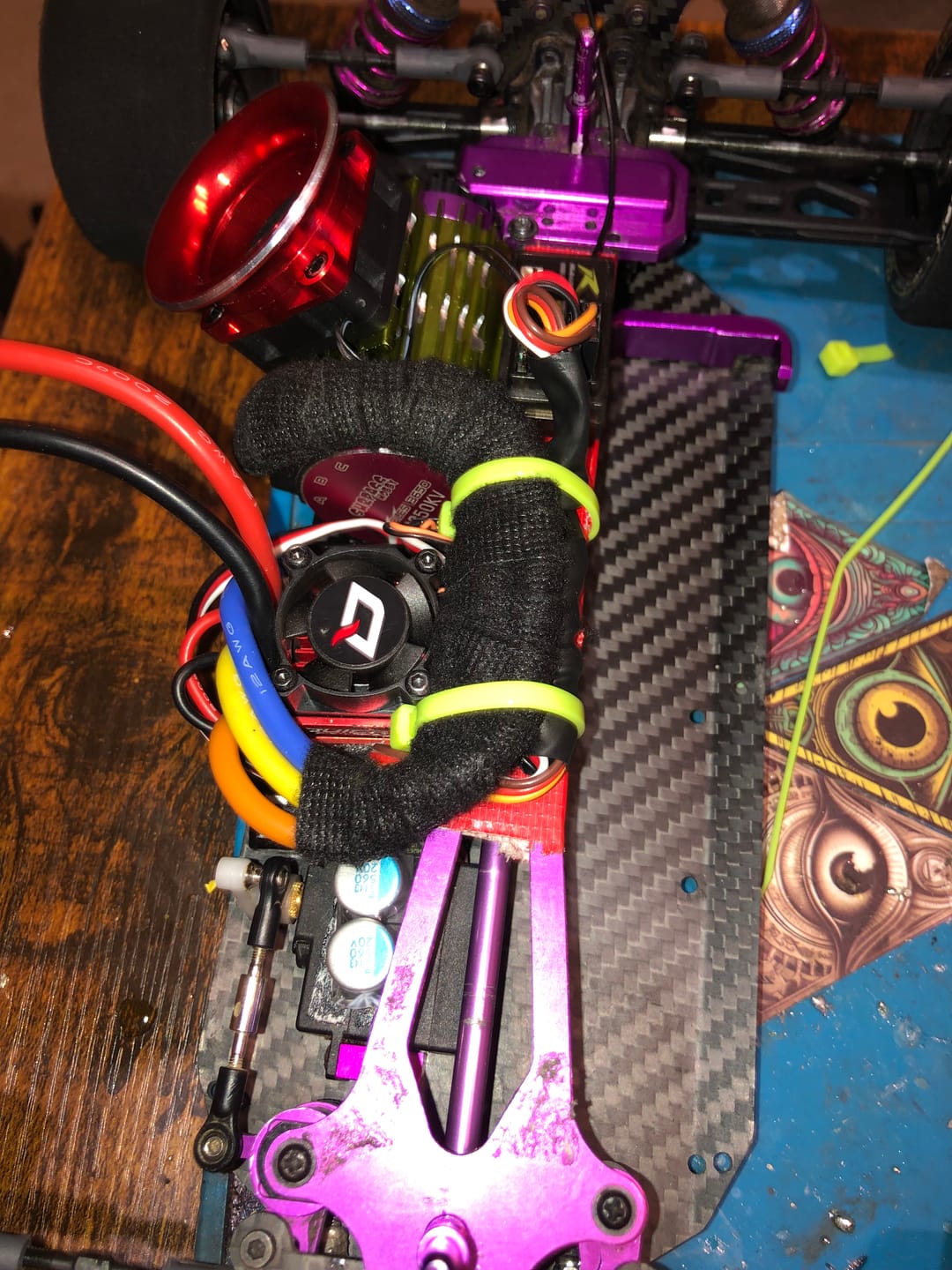 Customer photo review of Motor Heat Sink and Cooling Fan