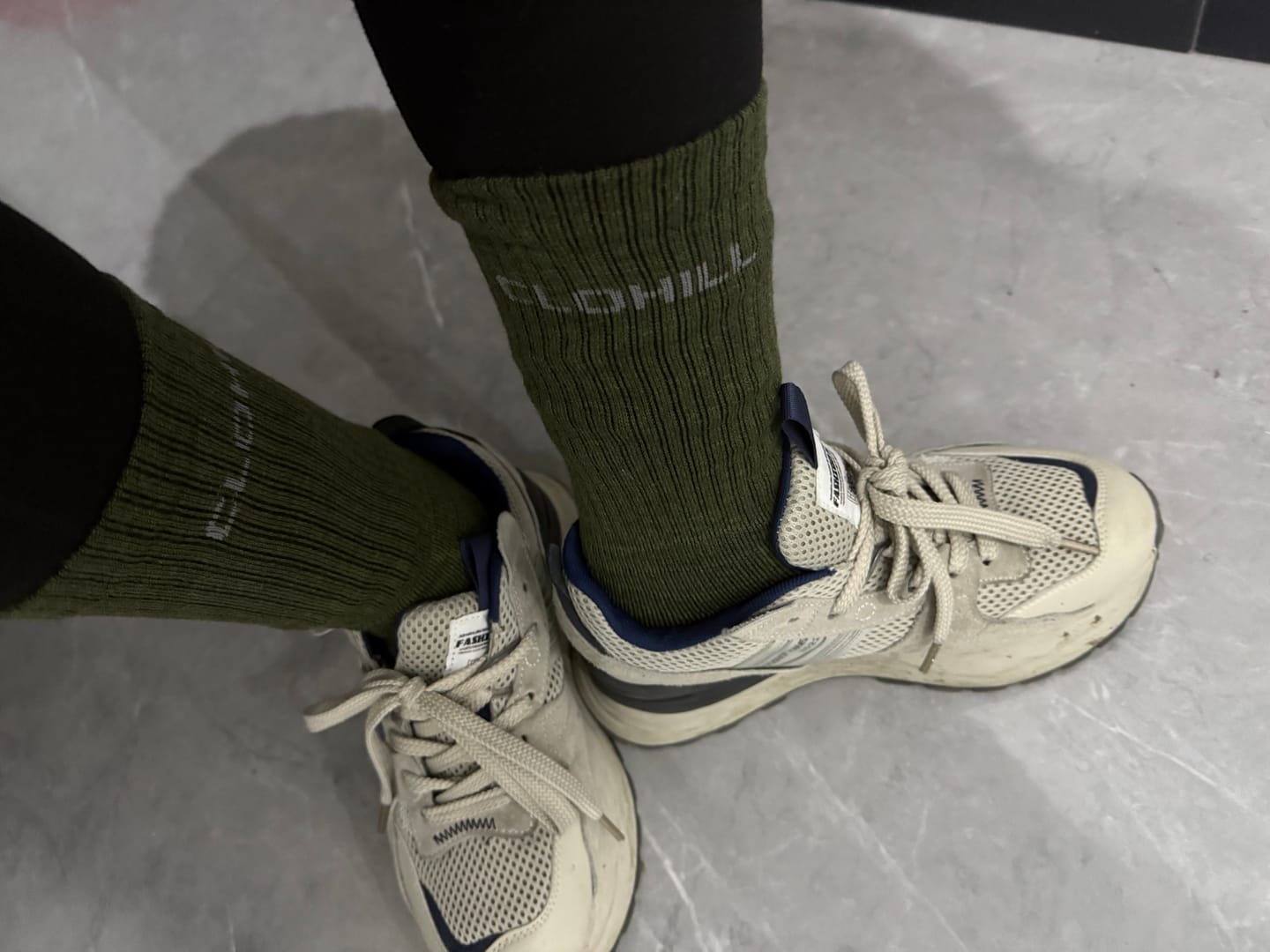 Customer photo review of Women's Crew Socks