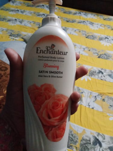 Customer photo review of Enchanteur Stunning Perfumed Body Lotion 500ml