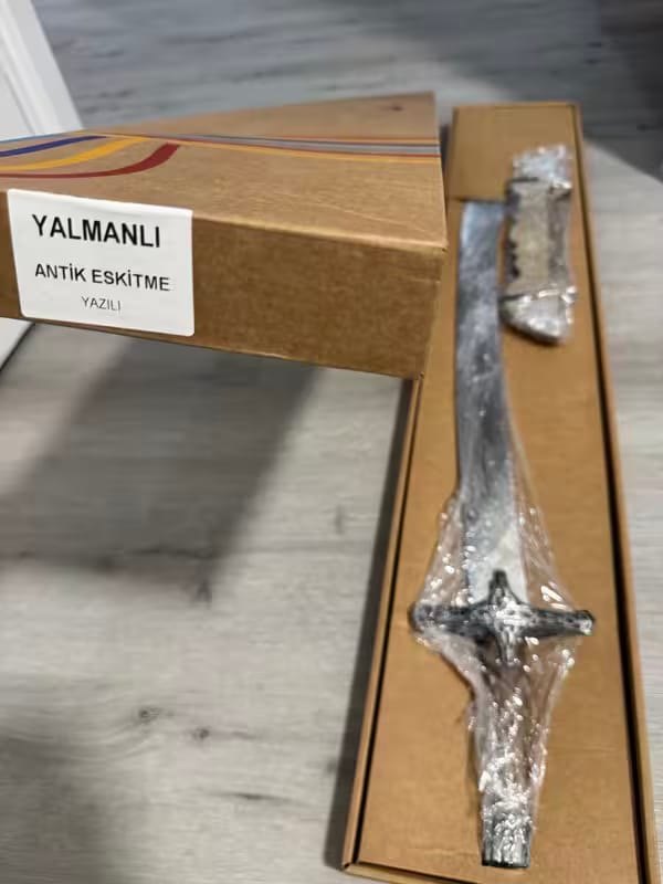 Customer photo review of Osmanisches Yalmanli Schwert Osmanli Kilic