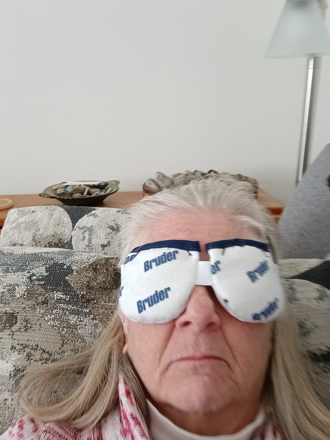 Customer photo review of Bruder® Microwavable Moist Heat Eye Compress