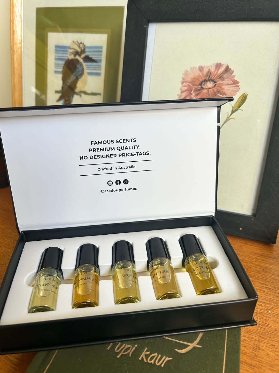 Customer photo review of Asēdos Perfume Oil Collection - Woody