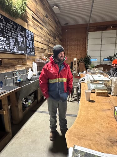 Customer photo review of Unlined Waterproof Hurricane Rain Jacket