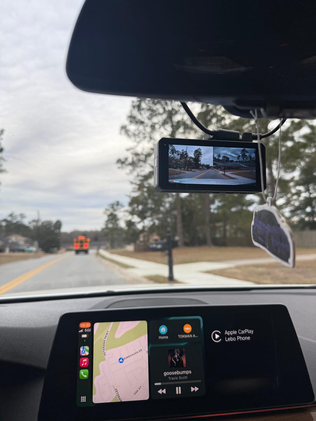 Customer photo review of F77 STARVIS 2 4K+4K Dual IMX678 Voice Control 5.8GHz High Speed WIFI Dash Cam