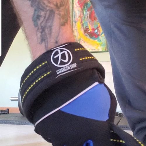 Customer photo review of Heavy Duty Figure Eight Lifting Straps - Cotton