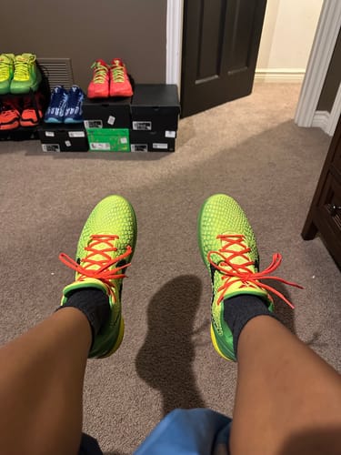 Customer photo review of NIKE KOBE 6 PROTRO x GRINCH