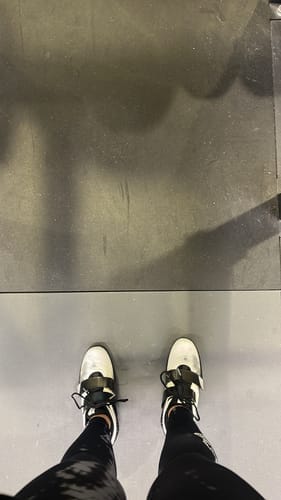 Customer photo review of Strength Shop Original Weightlifting Shoes, White