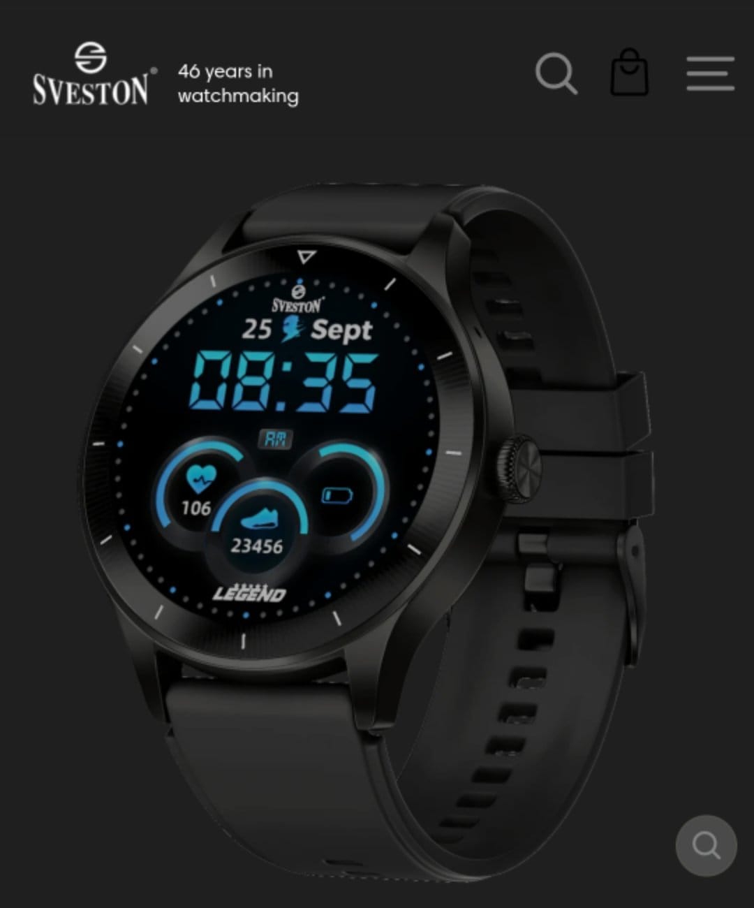 Customer photo review of SVESTON LEGEND SMARTWATCH