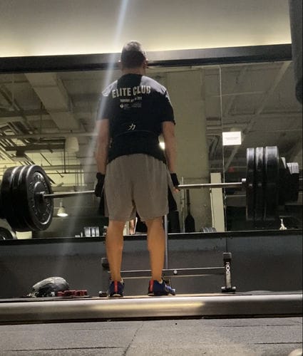 Customer photo review of Narrow 7.6cm Black Lever Belt, 10mm - IPF Approved