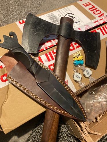 Customer photo review of Hand Forged Athame - Line End