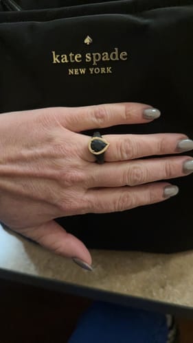 Customer photo review of Pear Collection - Silicone Rings with Metal Frame