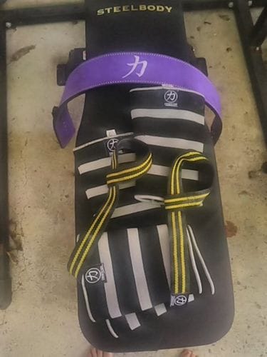 Customer photo review of Triple Ply Knee Sleeves