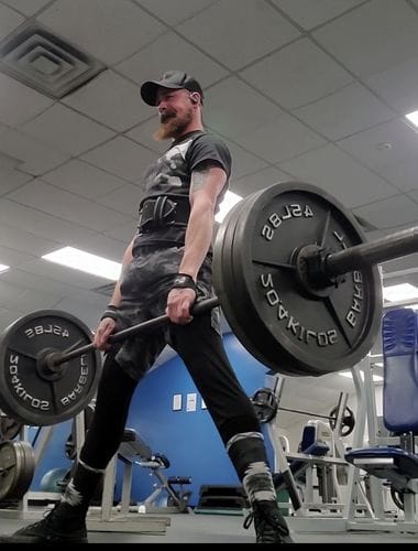 Customer photo review of Double Prong Belt, All Black, 10MM - IPF Approved