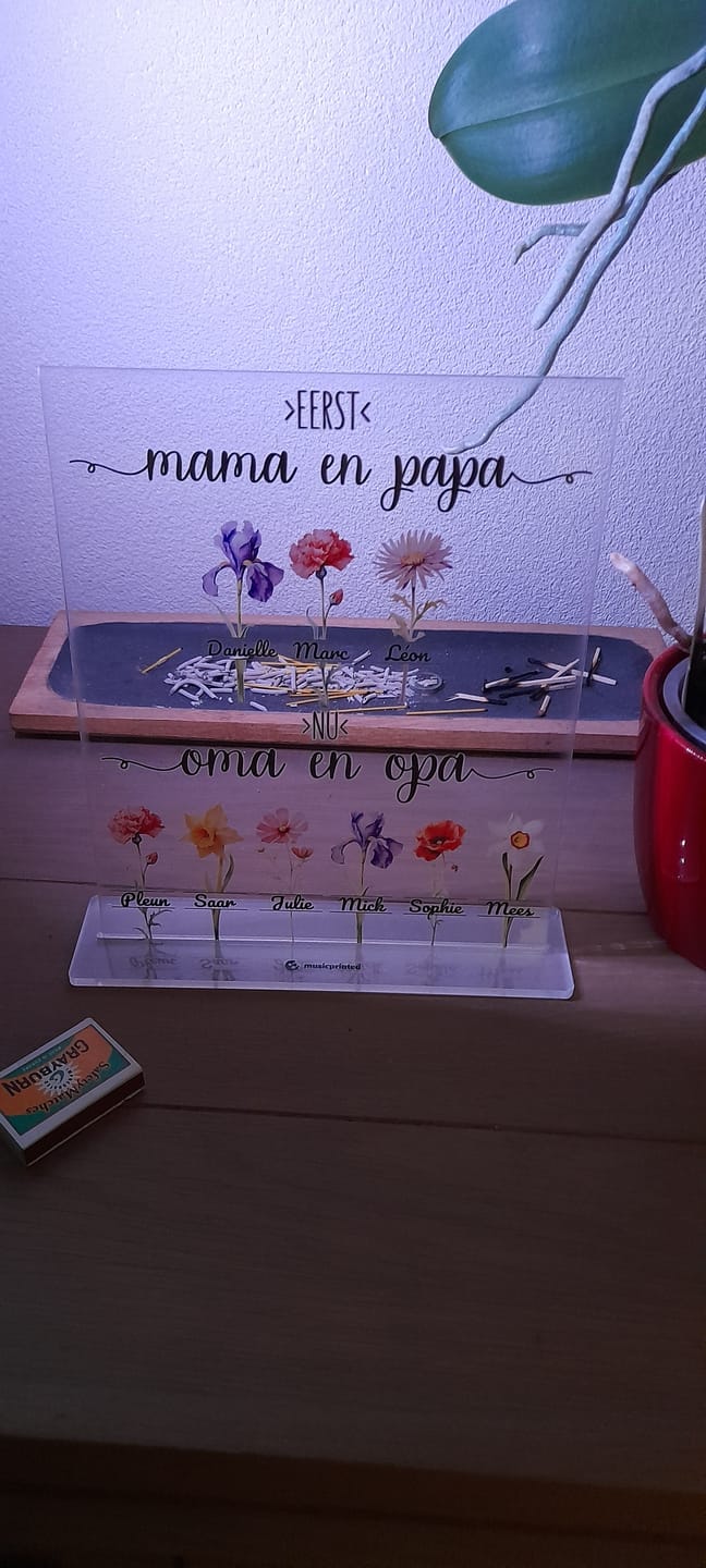 Customer photo review of Aufsteller / Ständer für Acrylglas