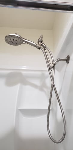 Customer photo review of Adjustable Shower Arm