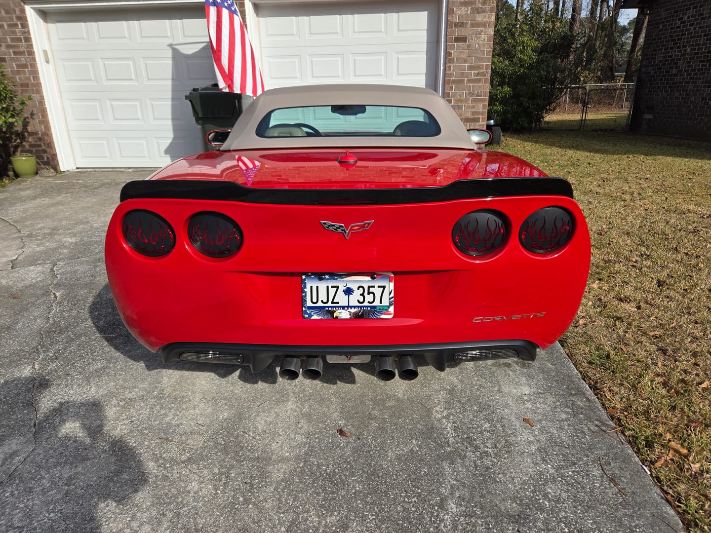 Customer photo review of Corvette C6 ZR1 Conversion Rear Trunk Spoiler