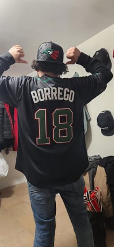 Customer photo review of Mexico Custom Baseball Jersey