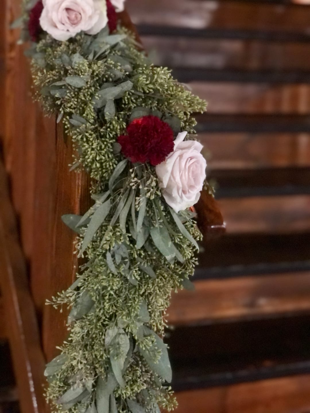 Customer photo review of 25' FRESH Seeded Eucalyptus Garland