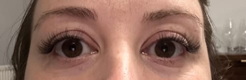 Customer photo review of Pre-Glued Lashes Starter Kit