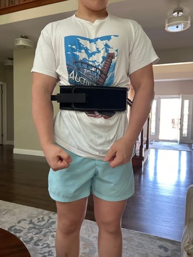 Customer photo review of Black Lever Belt, 13mm - IPF Approved