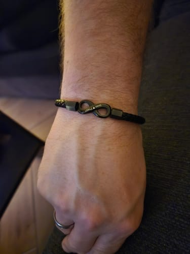 Customer photo review of Beyond Love Ednless-Bracelets with Engraving