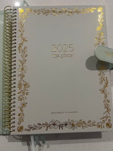 Customer photo review of Planner Cover - (Fits Biz & Teacher) - Vintage Sage