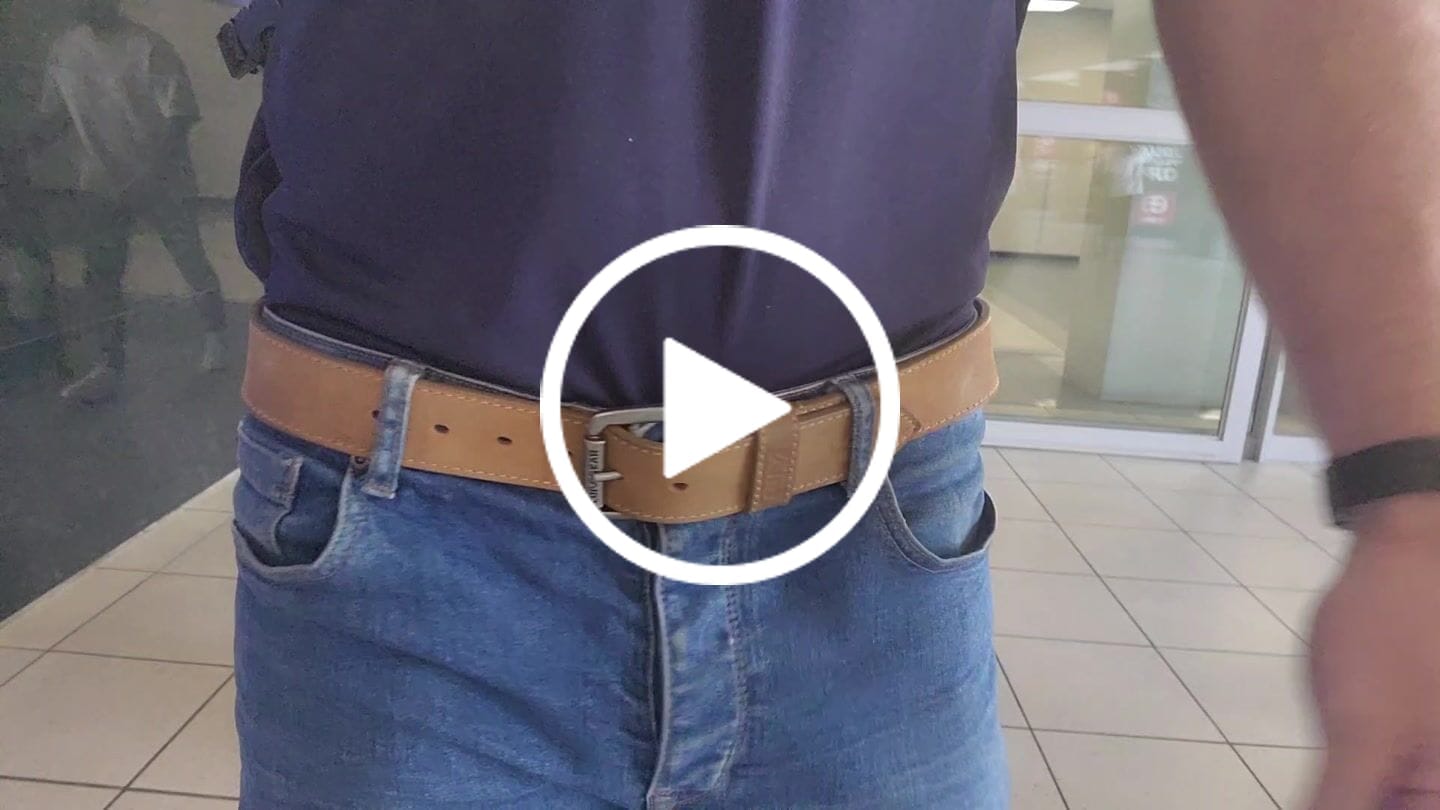 Customer video review of 40MM Belt Tan