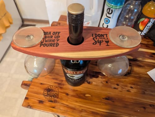 Customer photo review of Router Templates 11 Pack - Woodworking Project Acrylic Templates
