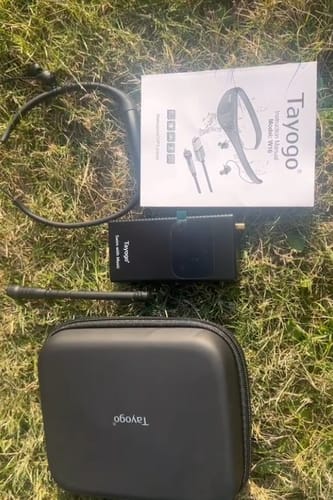 Customer photo review of Stream Music Combo - Wireless Transmitter + Waterproof In-Ear Headphones 8GB Memory Mp3 Player &  Receiver