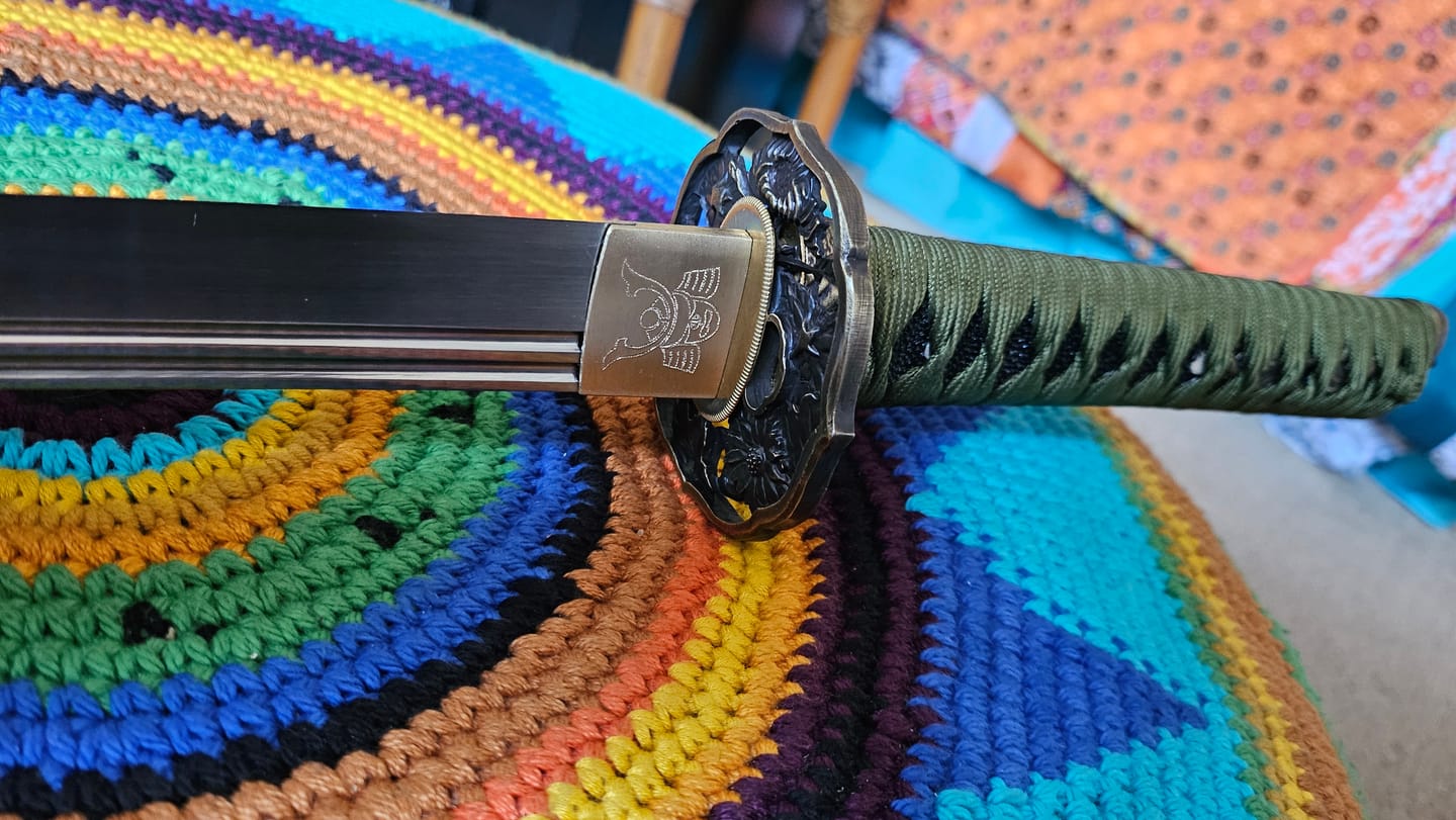 Customer photo review of Custom Wakizashi Build your own Wakizashi sword