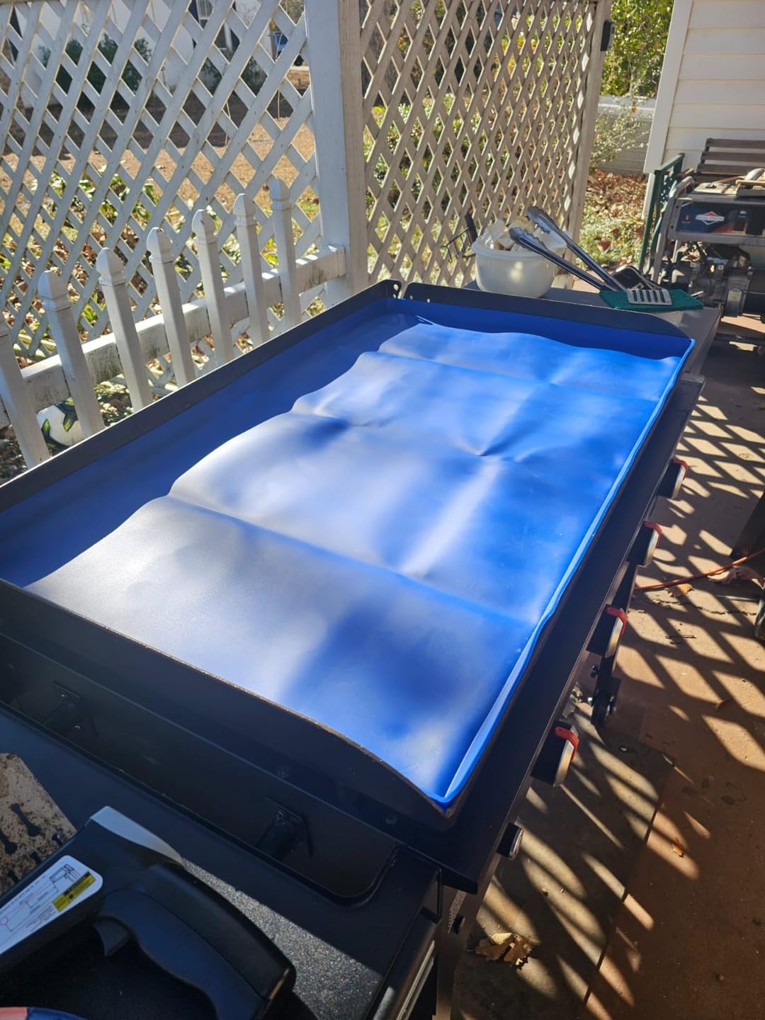Customer photo review of Silicone Griddle Mat