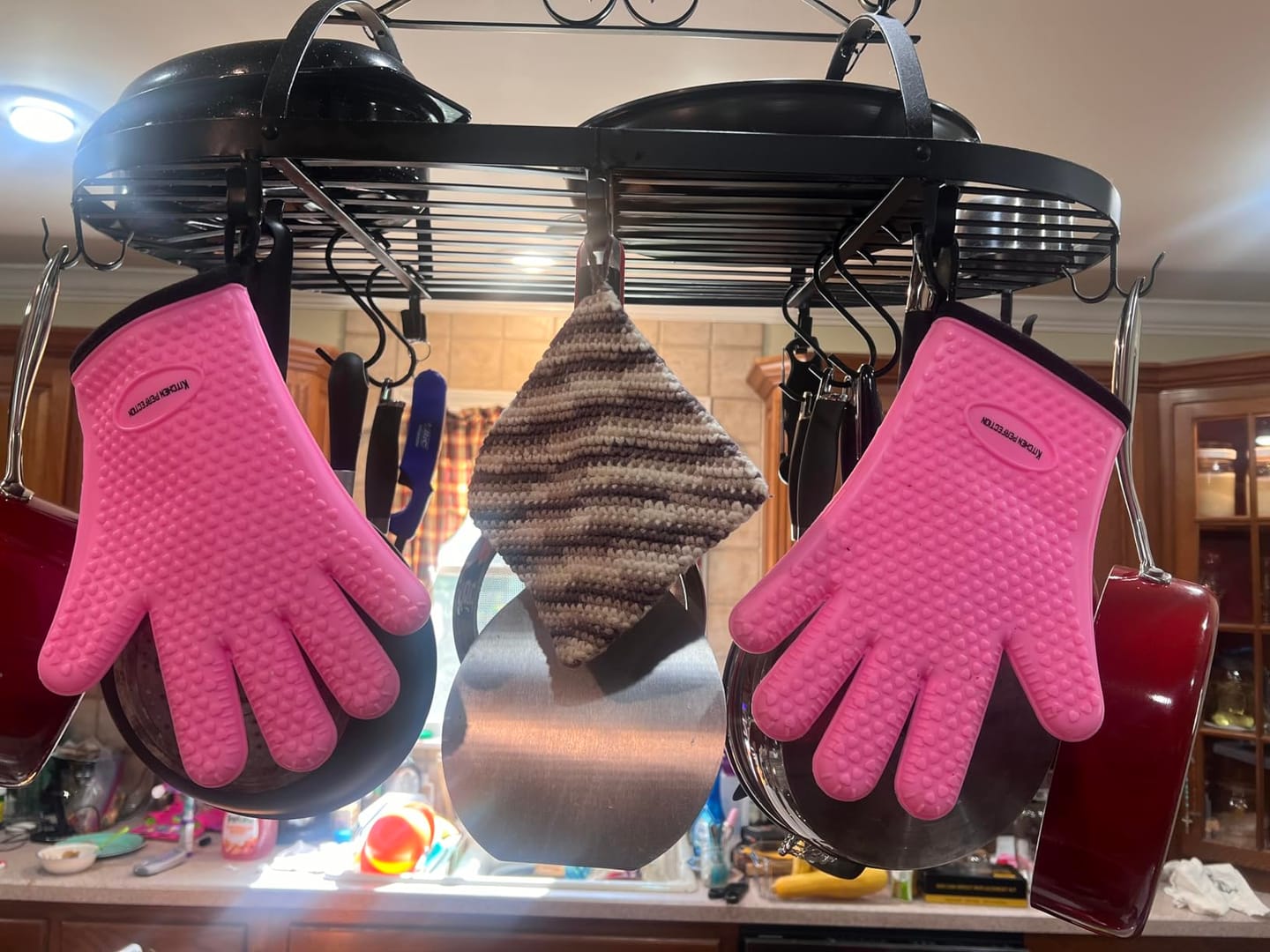 Customer photo review of Smoker Oven Gloves