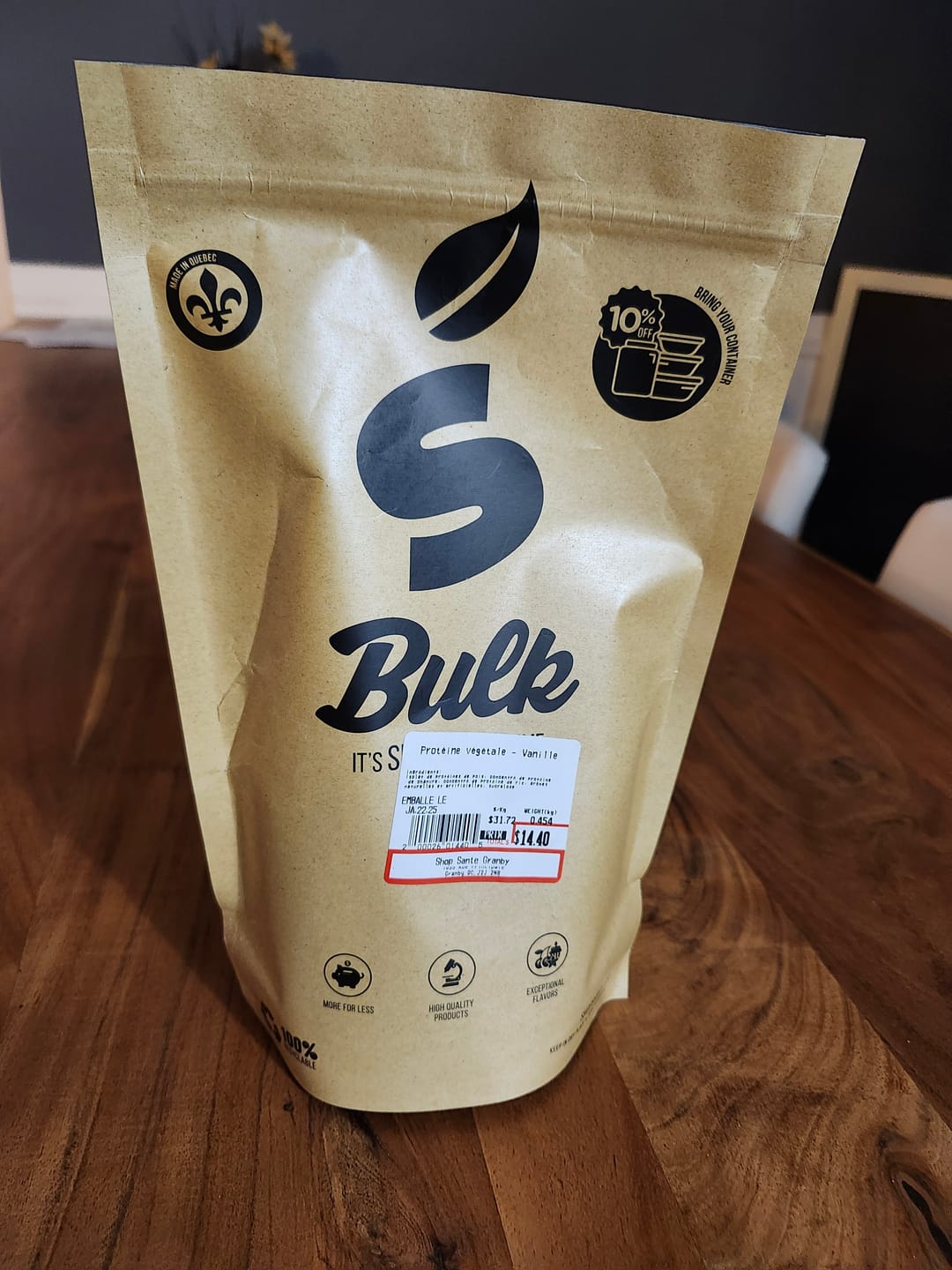 Customer photo review of VRAC - Protéine végétale (1lb)