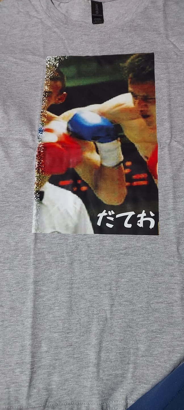 Customer photo review of 好きな写真と文字で作るオリジナルプリントTシャツ