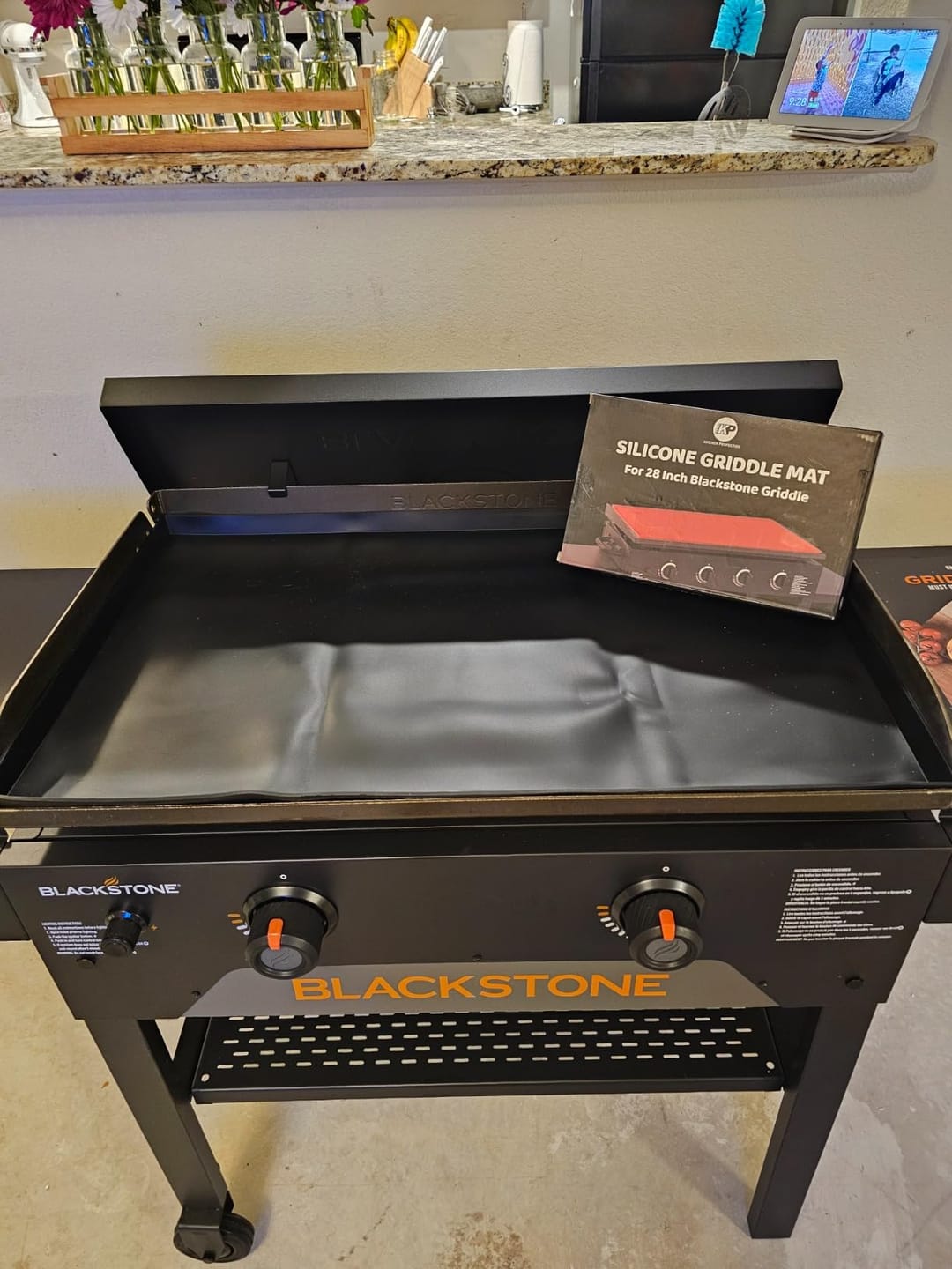 Customer photo review of Silicone Griddle Mat
