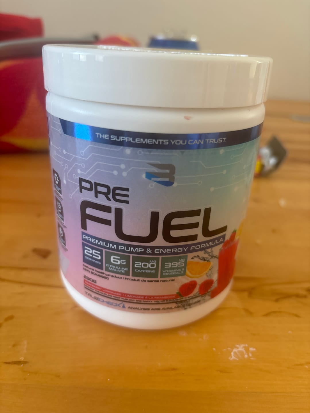 Customer photo review of Believe - Pre Fuel 290g