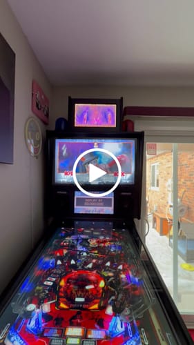 Customer video review of ABVIDEOARCADES 120hz  Virtual Pinball New Pinup Popper system 1330 pinball games + 1000 jukebox song.