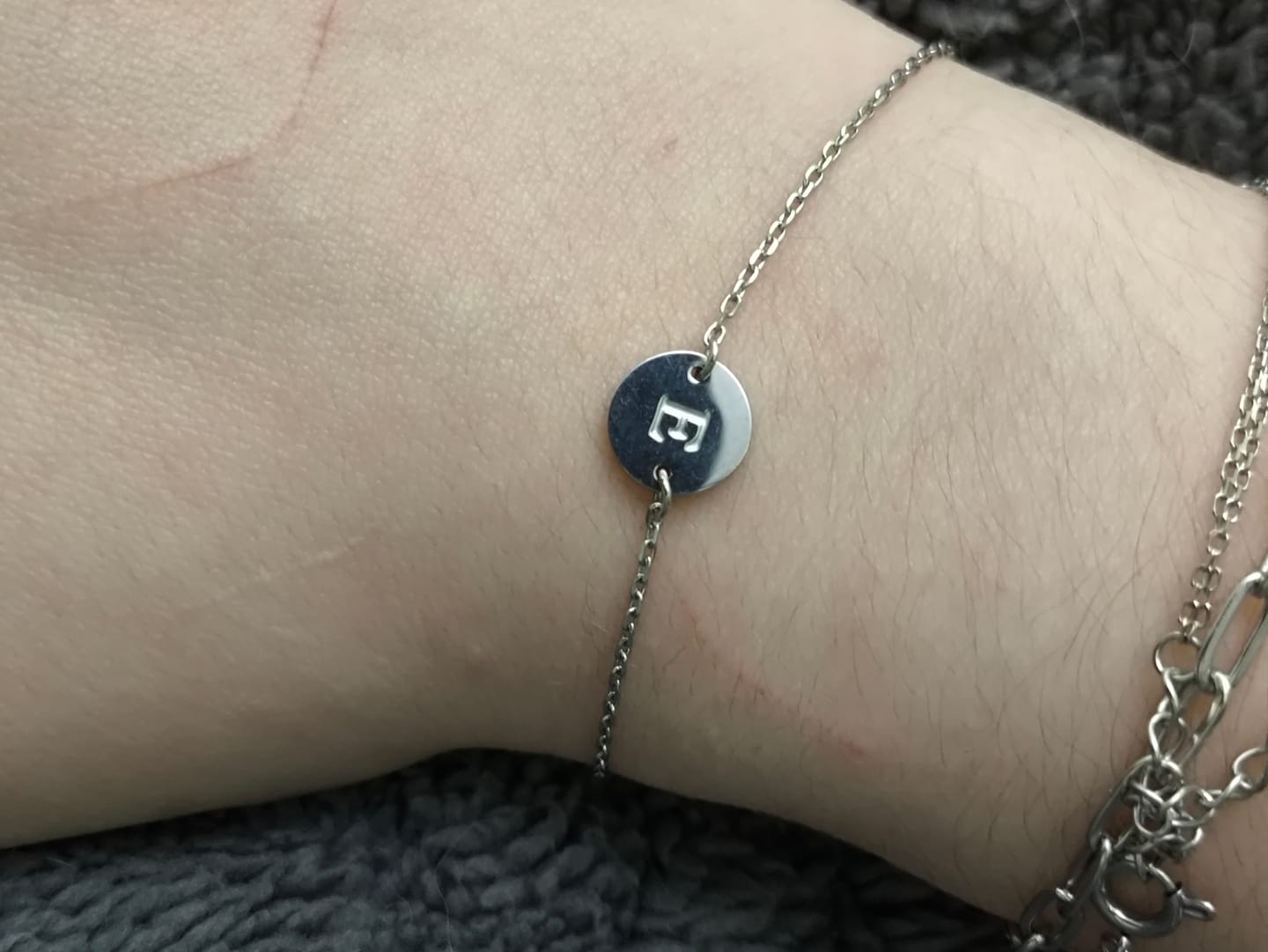 Customer photo review of Pulsera Inicial