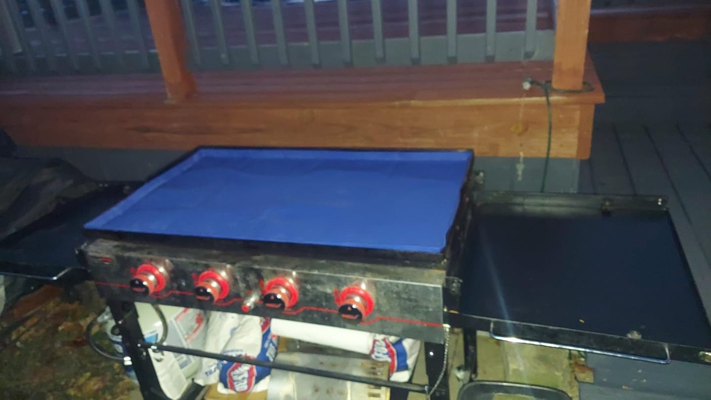 Customer photo review of Silicone Griddle Mat
