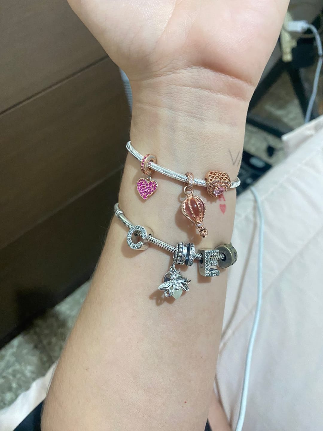 Customer photo review of Charm Letras del Alfabeto