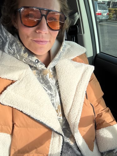 Customer photo review of Camden Sherpa Bomber Jacket