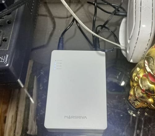 Customer photo review of Marsriva Mini UPS KP3 10000 MAH 18W