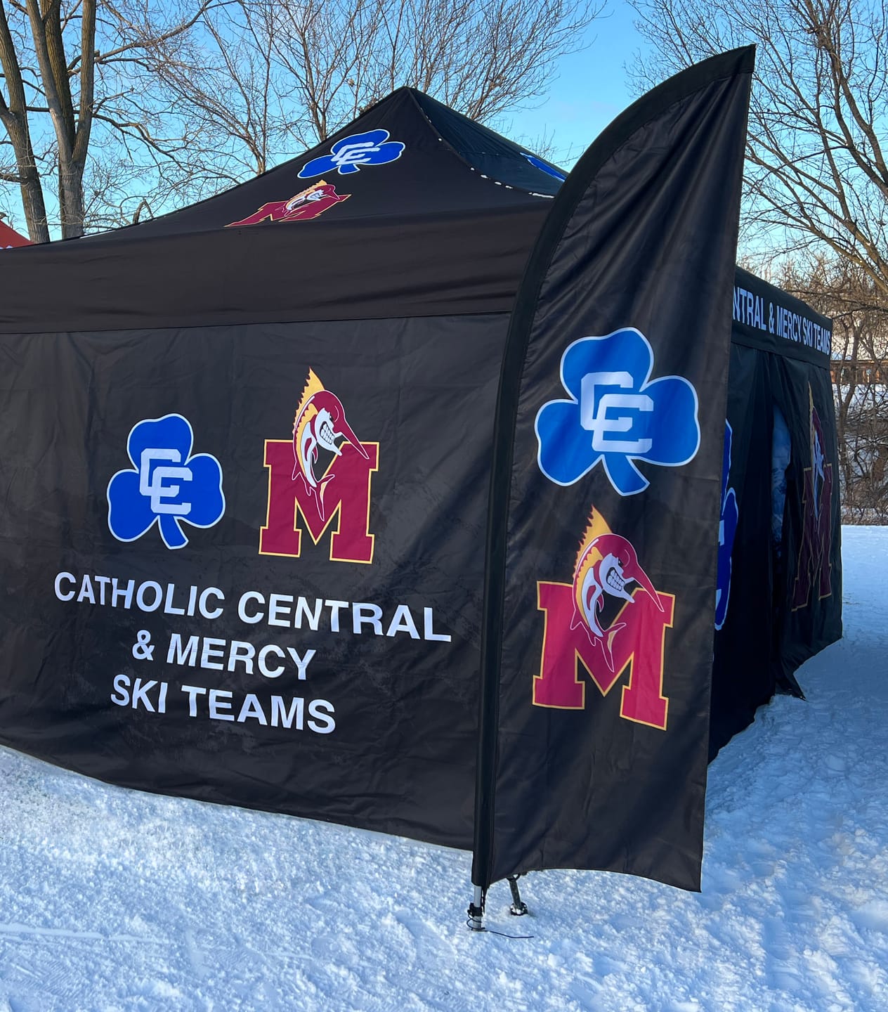 Customer photo review of Premium Concave Flags