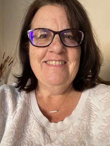 Customer photo review of Family Birthstone Necklace