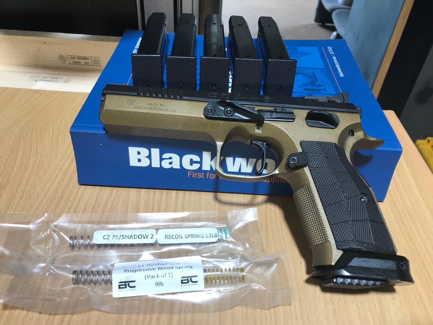 Customer photo review of CZ Tactical Sport Brass Magazine Base Pad
