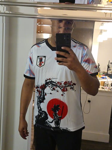 Customer photo review of Japan 2022/23 SHIRT - AWAY KID GOKU EDITION