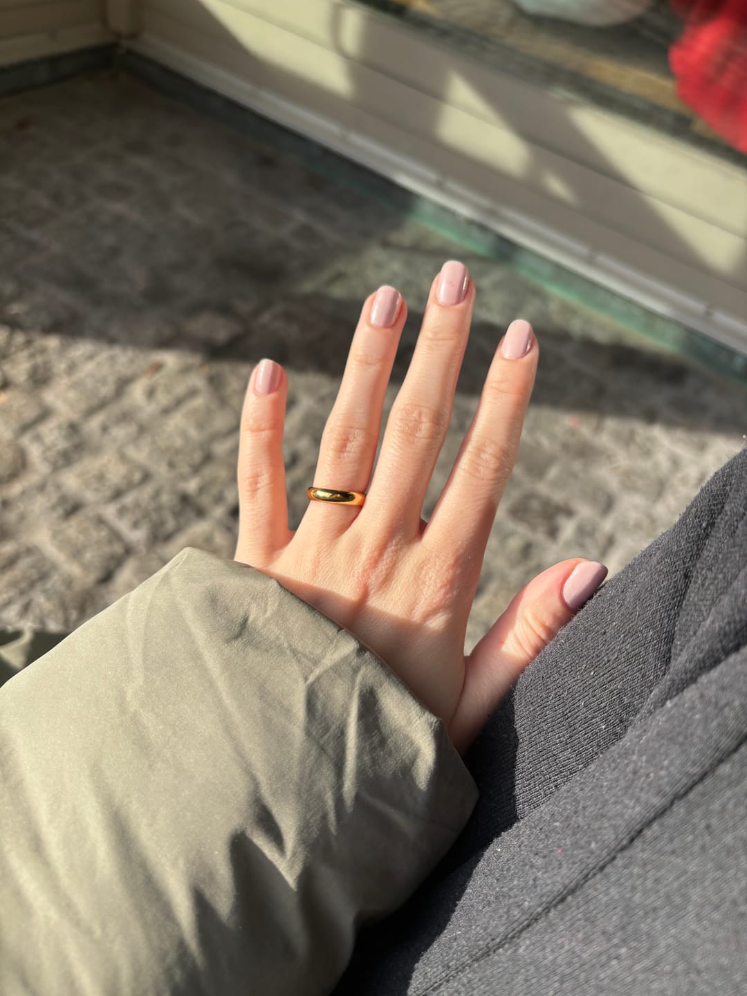 Customer photo review of Lena Ring | 18K vergoldet