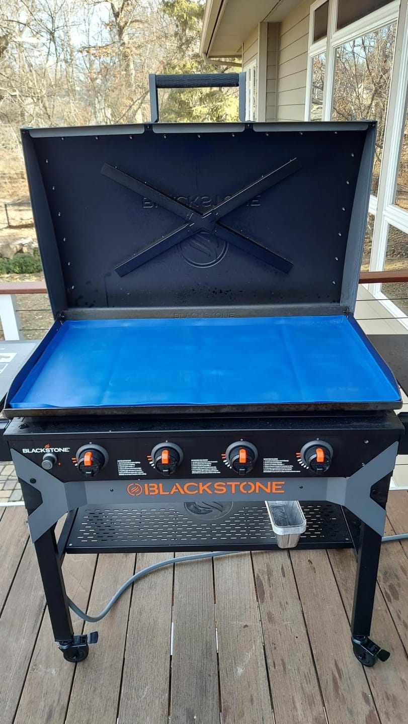 Customer photo review of Silicone Griddle Mat