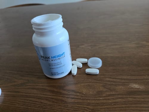 Customer photo review of Peak Height Growth Supplement #1 Grow Taller Height Pill