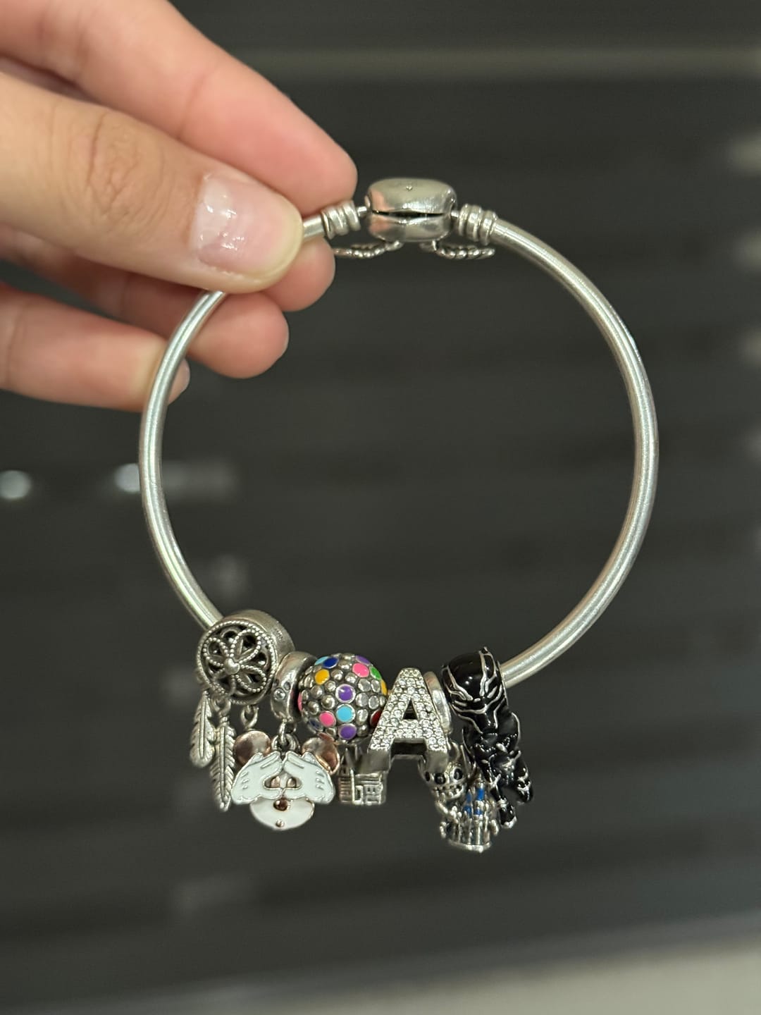 Customer photo review of Charm Letras del Alfabeto